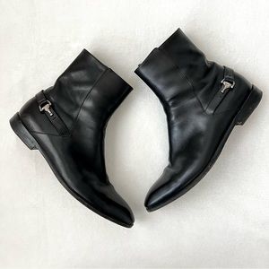 Gucci Mens Hasler Horsebit Accent Leather Boots